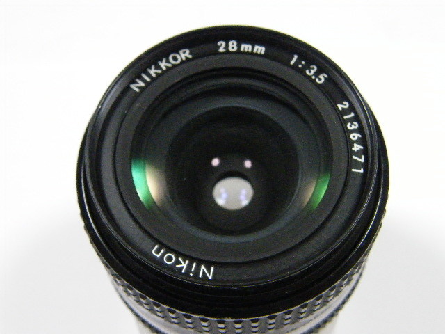 ◎ Nikon NIKKOR 28mm 1:3.5 ニコン NIKKOR 28mm F3.5Ai-s 単焦点レンズ_画像4