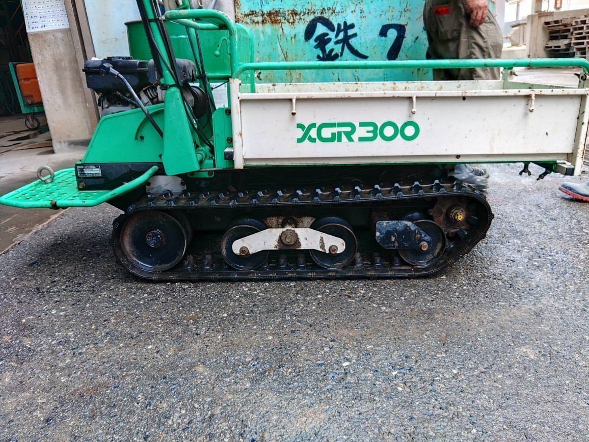 atex 手動ダンプ クローラー運搬車 XGR300 ガソリン 最大作業能力300kg 尼崎〜引取り限定_画像2