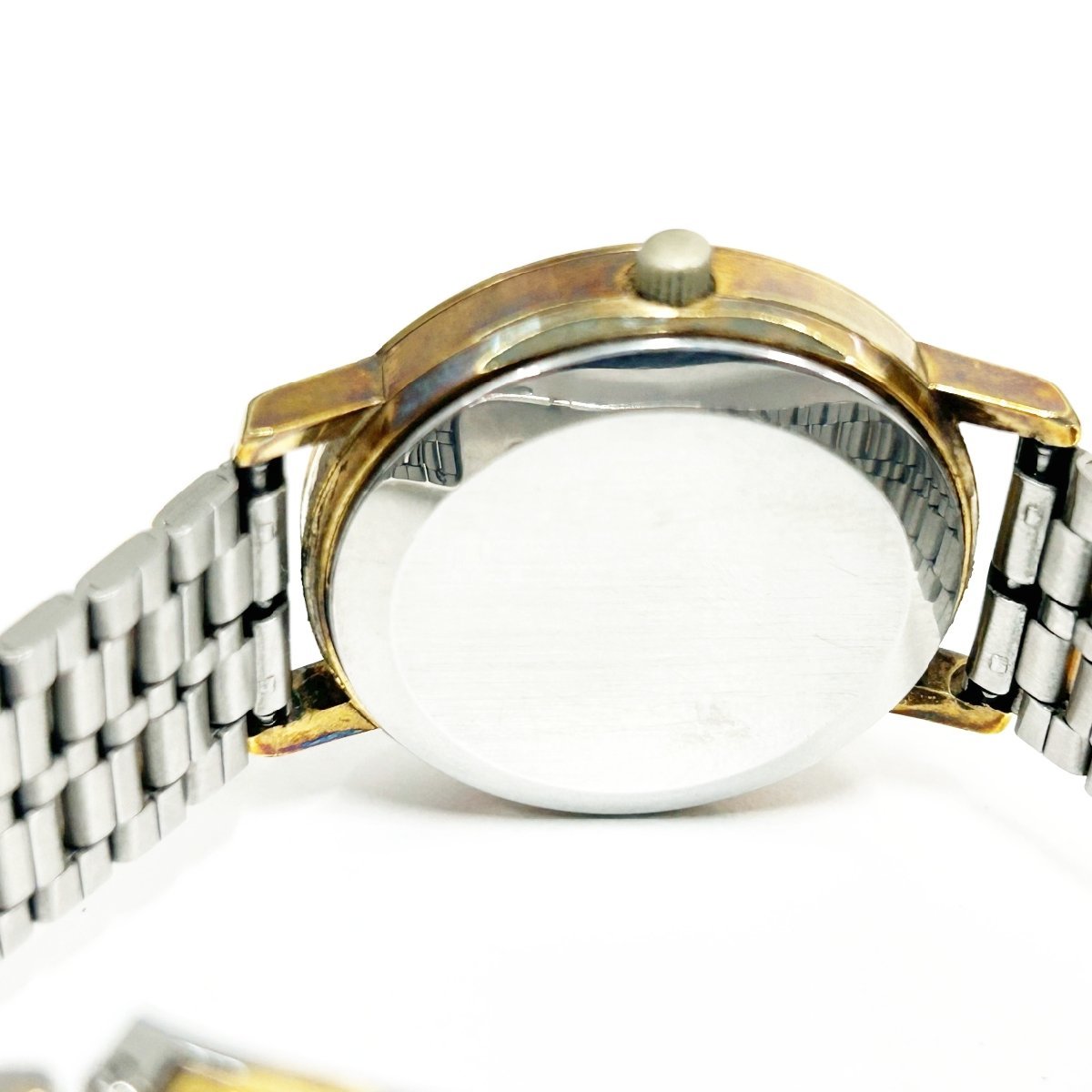 【1円スタート】OMEGA オメガ GP×SS ゴールド文字盤 自動巻き メンズ腕時計 ジャンク 212151_画像6