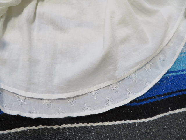 ROXY Roxy blouse tunic white blouse embroidery tunic bohemi Anne ethnic S cotton dress tunic shirt dress embroidery 