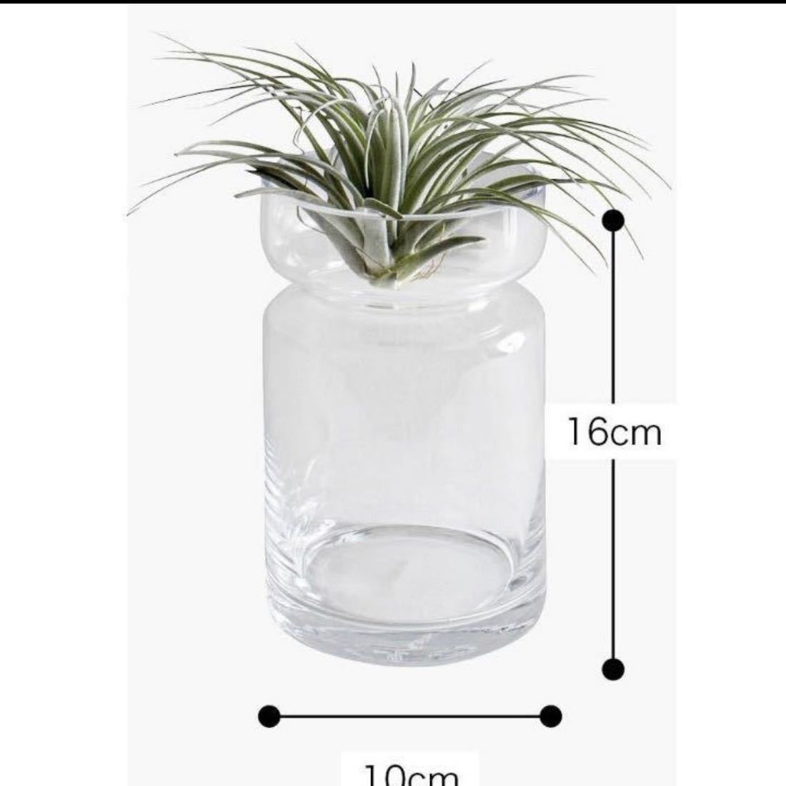 サラサデザイン　b2cフラワーベース　シリンダー　花瓶　クリア　インテリア　未使用　美品　sarasa design 透明　花器　ガラス_画像4