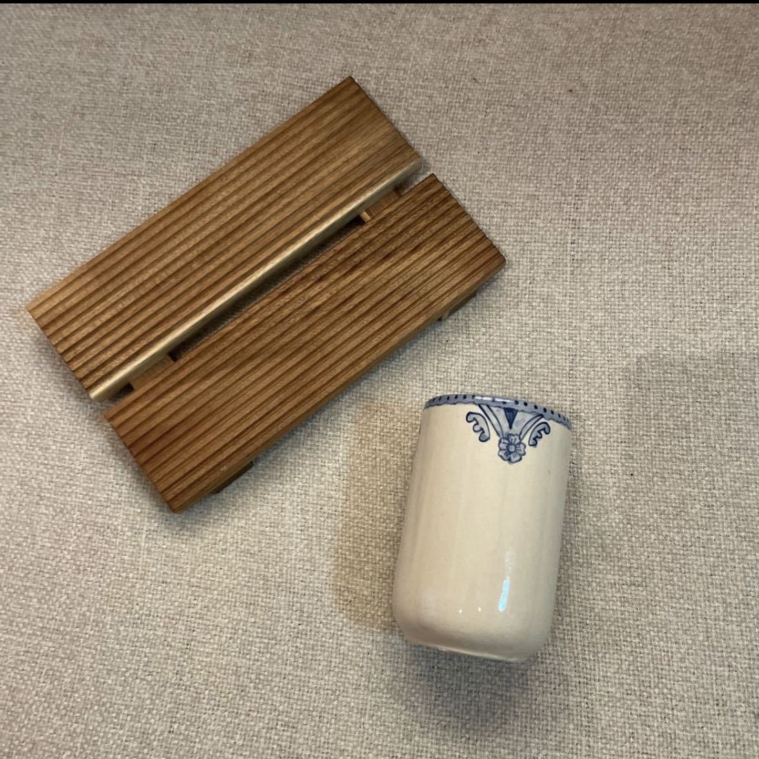  Zara Home из дерева tray зубная щетка подставка керамика подставка комплект не использовался стакан cup автобус интерьер ZARA HOME гигиенический 