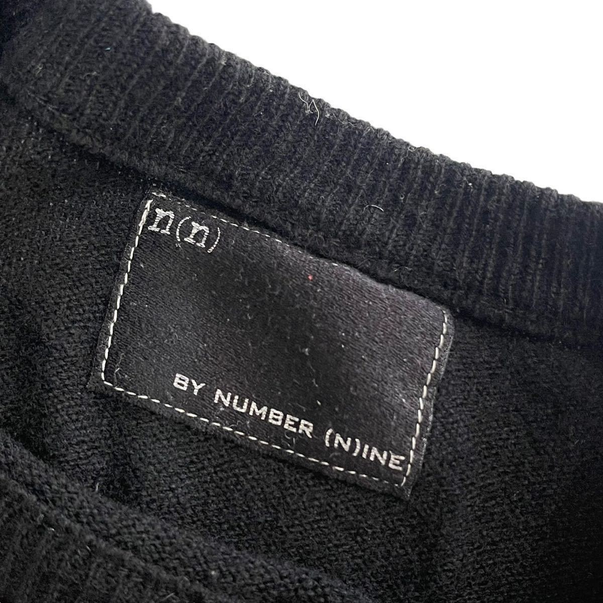 00s n(n) by Number Nine switched knit sweater エヌエヌ ナンバーナイン 生地切り替え ニット セーター Archive アーカイブ Collection _画像5