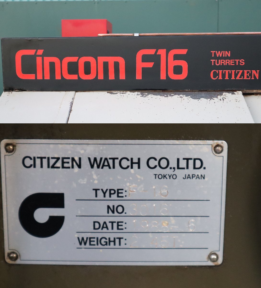 Yahoo!オークション - 直 千葉県 Citizen NC旋盤 Cincom F16 Yahoo!オークション - 直 千葉県 Citizen NC旋盤 Cincom F16