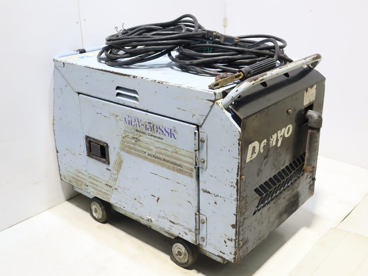 西P☆DENYO デンヨー アークエンジン溶接機/発電機 GLW-150SSK 西P☆DENYO デンヨー アークエンジン溶接機/発電機 GLW-150SSK