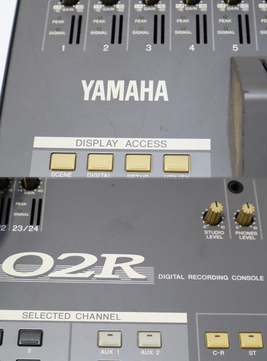 200☆YAMAHA ヤマハ　デジタルミキサー　O2R 100V▼3U-768_画像9