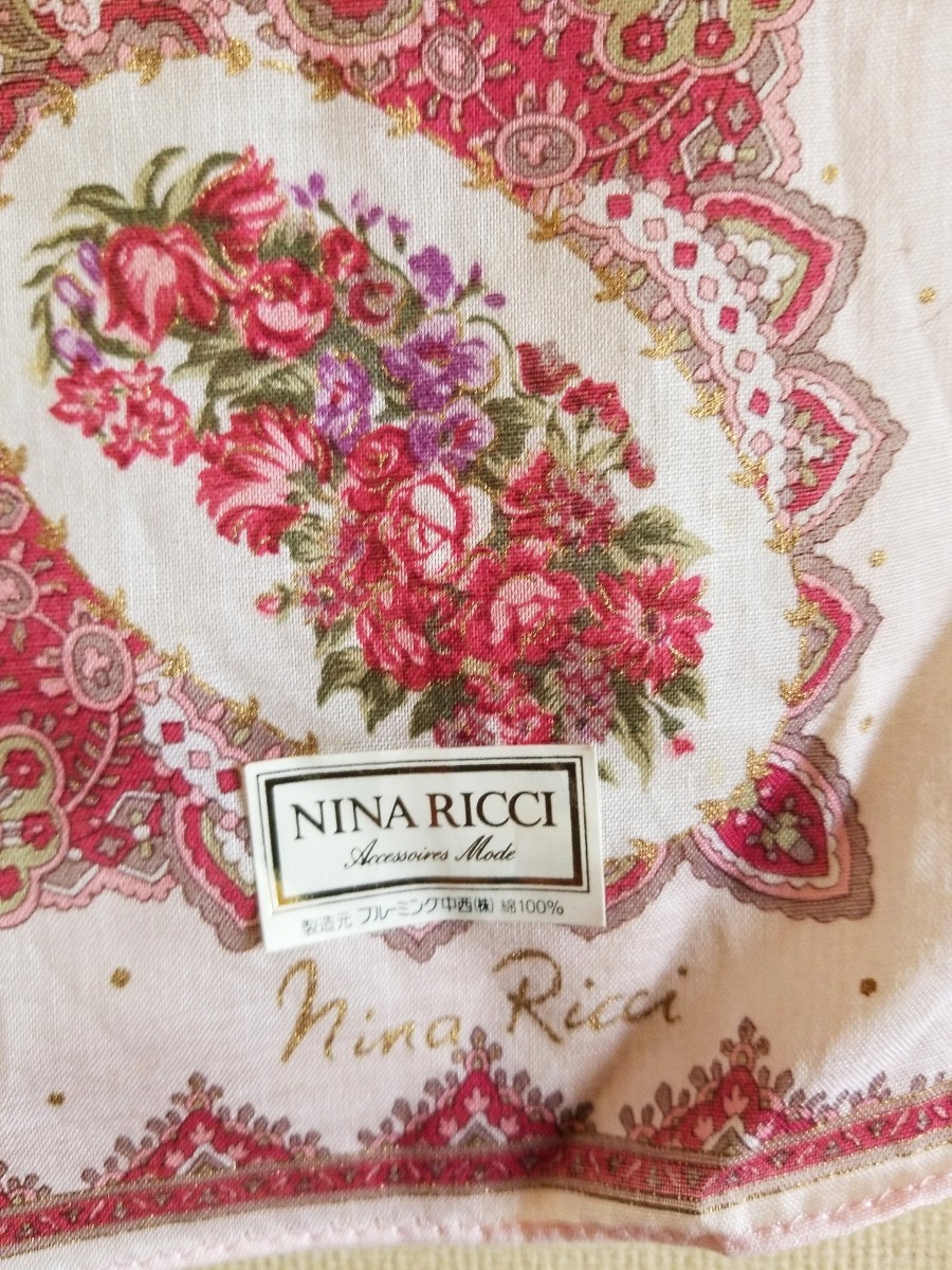 NINA RICCI　ハンカチ_画像4