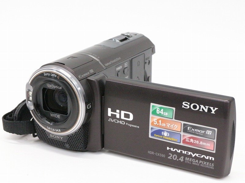 ●○【良品】SONY HDR-CX590V デジタルビデオカメラ Handycam ソニー○●823102101○●_画像2