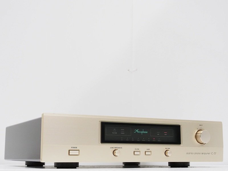 ■□Accuphase C-37 フォノイコライザーアンプ 元箱付□■019008001m□■_画像1