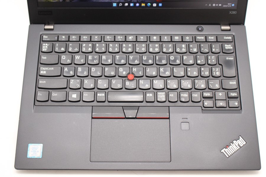 充放電回数30回 良品 フルHD 12.5型 Lenovo ThinkPad X280 Windows11 八世代 i5-8350U 8GB NVMe 256GB-SSD カメラ 無線 Office付 税無_画像5