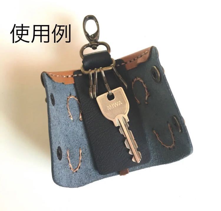 * free shipping * new goods original leather key case hand made leather key case bag charm smart key case key inserting 