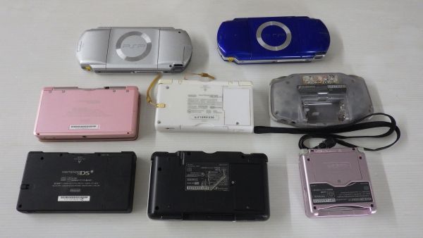 1円スタート♪携帯ゲーム機 まとめて８台セット/3DS/ゲームボーイアドバンス SP/PSP/NINTENDO DS/1111KGKA_画像6