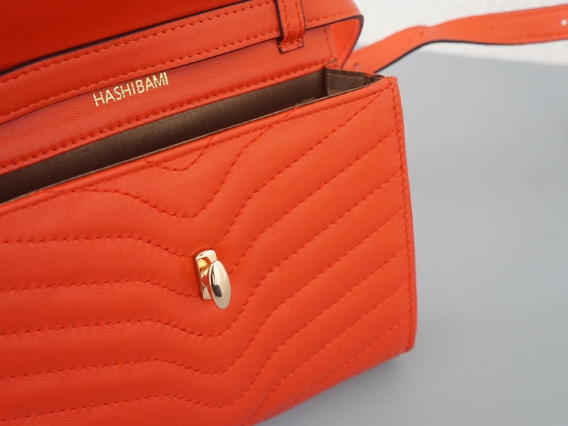 [ regular price 1.3 ten thousand ]hashibami quilting shoulder bag / waist bag red is sibamioth0 USED