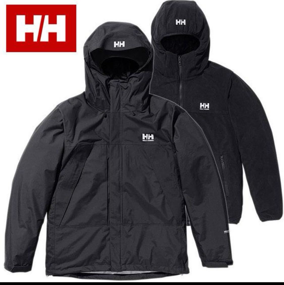 ヘリーハンセン HELLY HANSEN スカンザ3ウェイジャケット HOE12271-K FW22 Scandza 3way Jacket ブラック_画像4