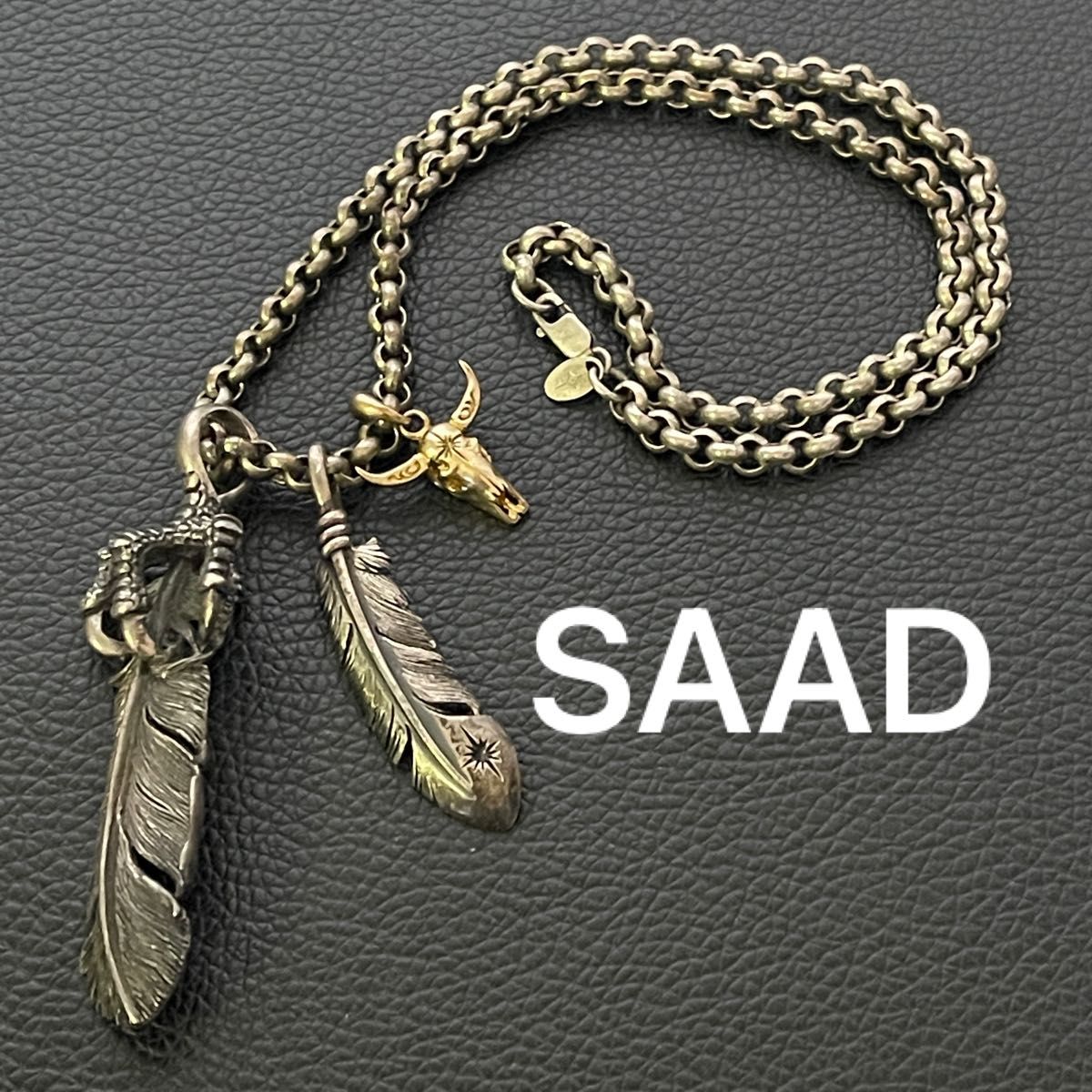 希少人気 SAAD サード フェザーカスタム シルバー925 ネックレス 希少人気 SAAD サード フェザーカスタム シルバー925 ネックレス
