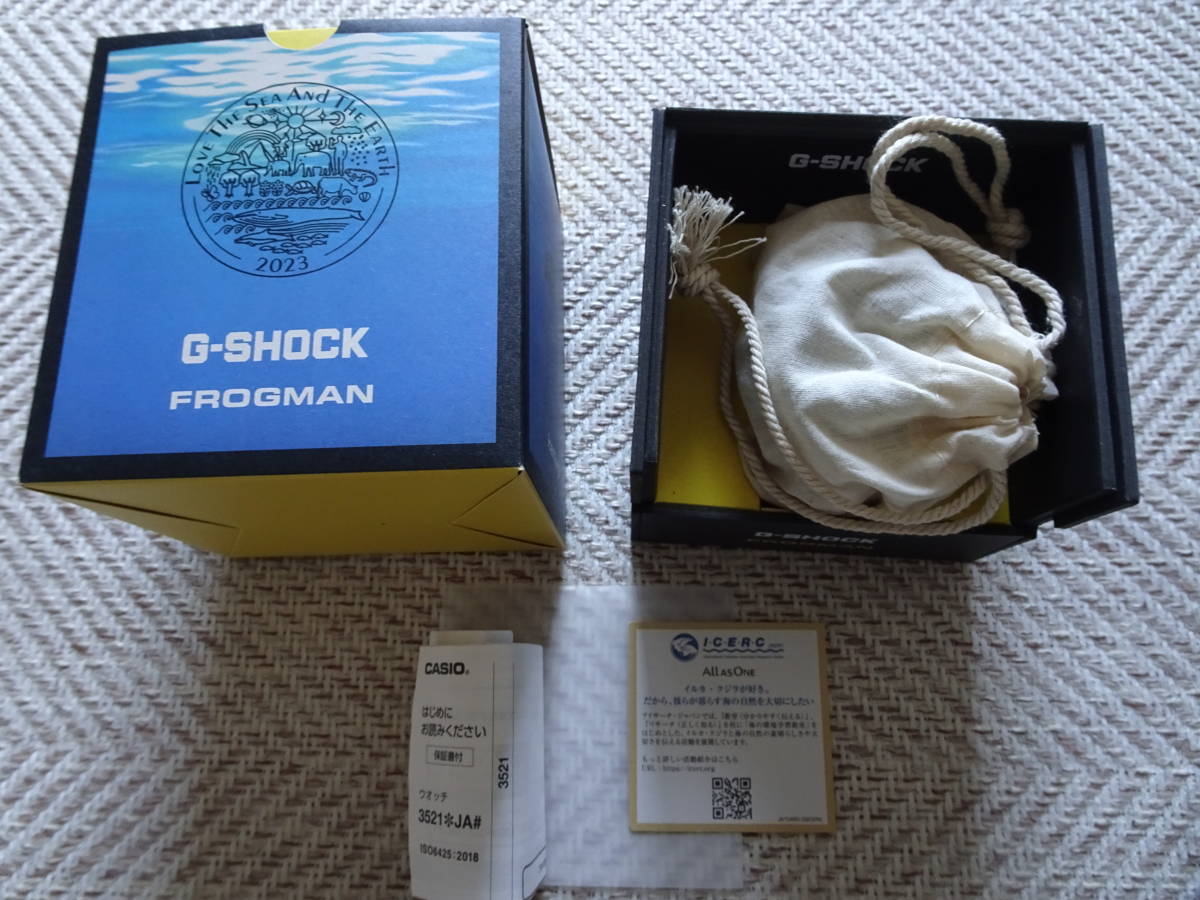 【未使用タグ付き】国内正規品 G-SHOCK フロッグマン GW-8200K-9JR イルクジ 2023 CASIO FROGMAN_画像4