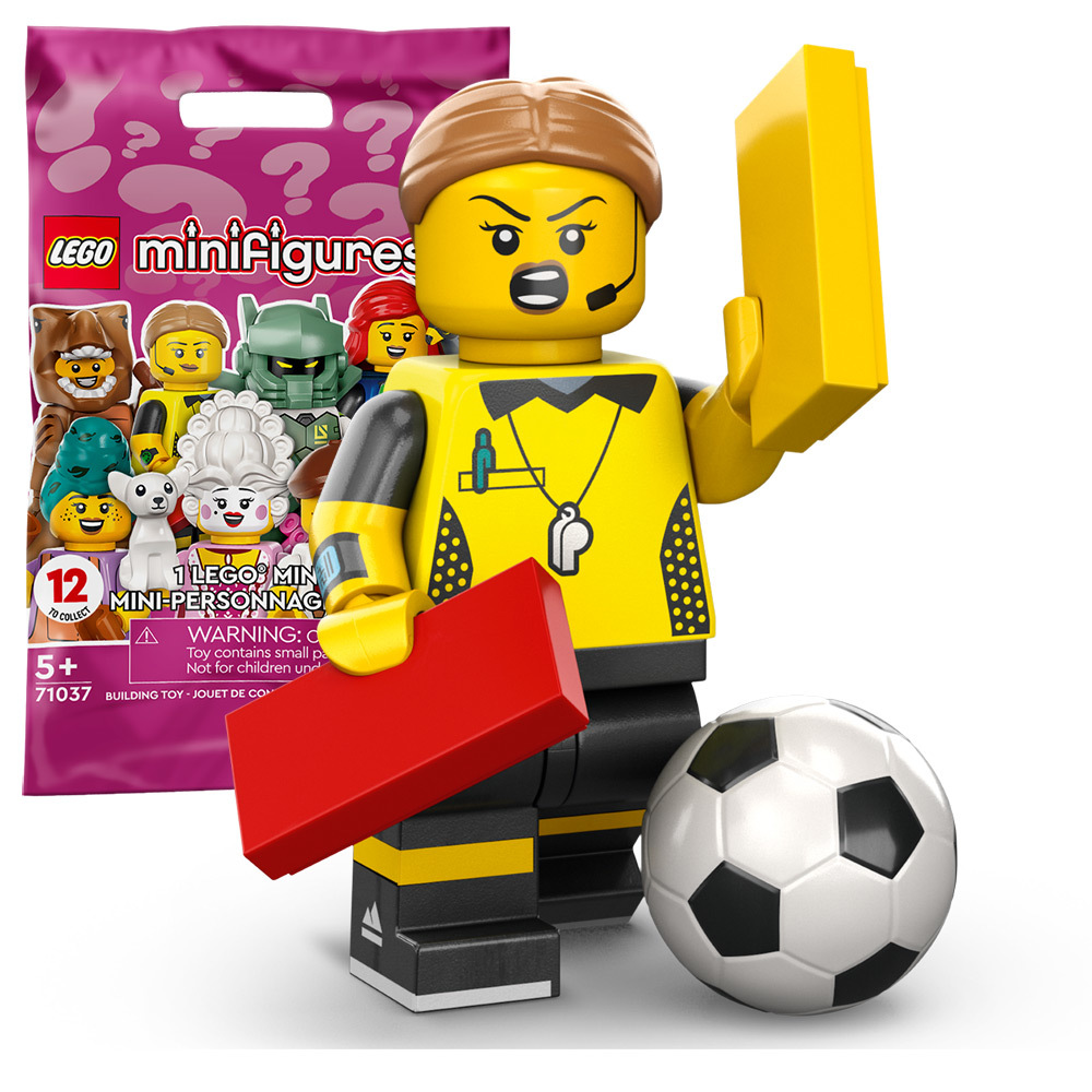新品未開封 LEGO サッカー審判 71037 レゴ ミニフィギュア シリーズ24 ミニフィグ 国内正規品の画像1