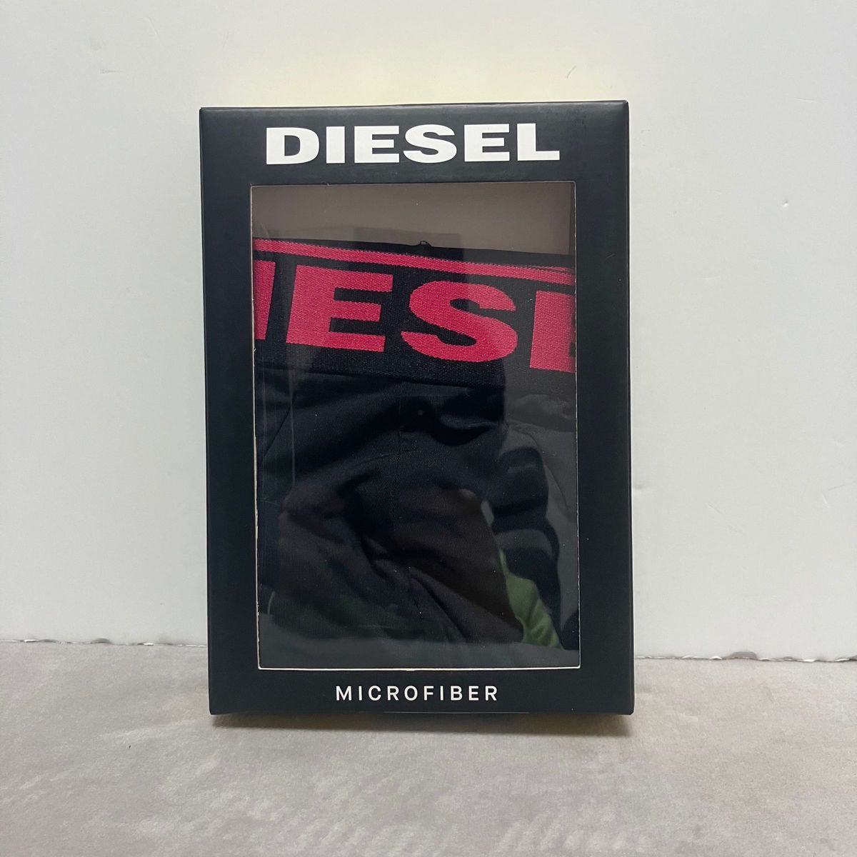 DIESEL ディーゼル ボクサーパンツ Sサイズ マイクロファイバー ブラック