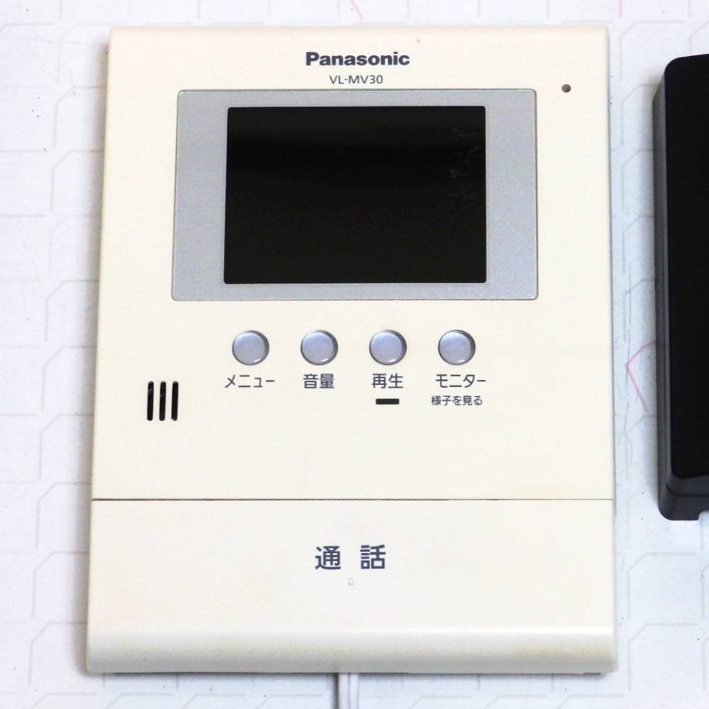 【中古】Panasonic・玄関インターフォン VL-MV30+VL-V520L (子機難あり)_画像3