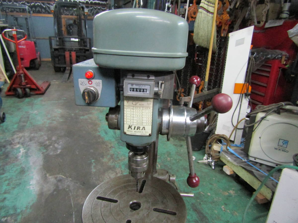 キラ 卓上 タッピング ボール盤 KRT 340 3相200V 穴あけ キラ 卓上 タッピング ボール盤 KRT 340 3相200V 穴あけ