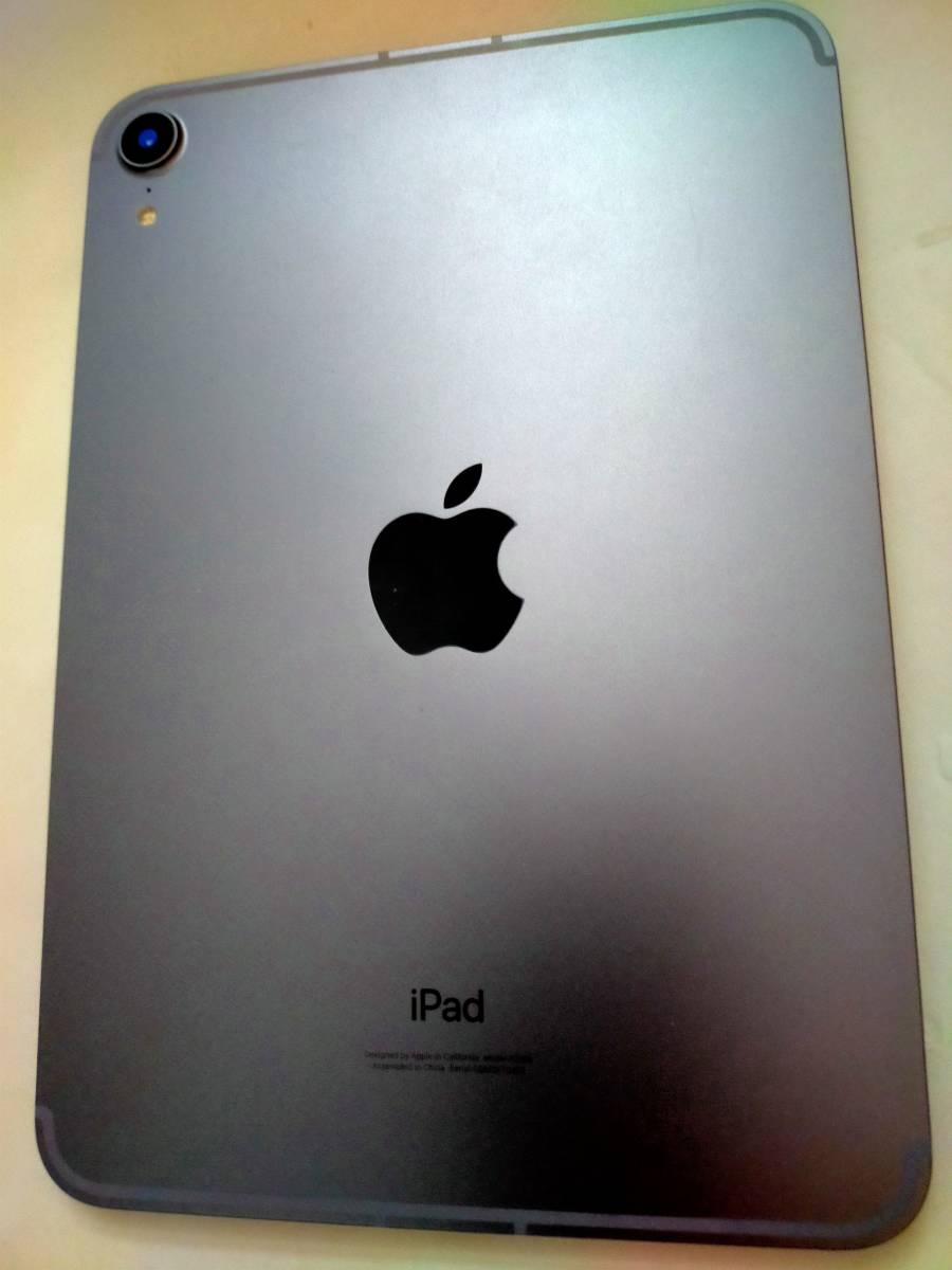 美品 iPad mini6 バッテリー100% 充電66回 64gb パープル simフリー