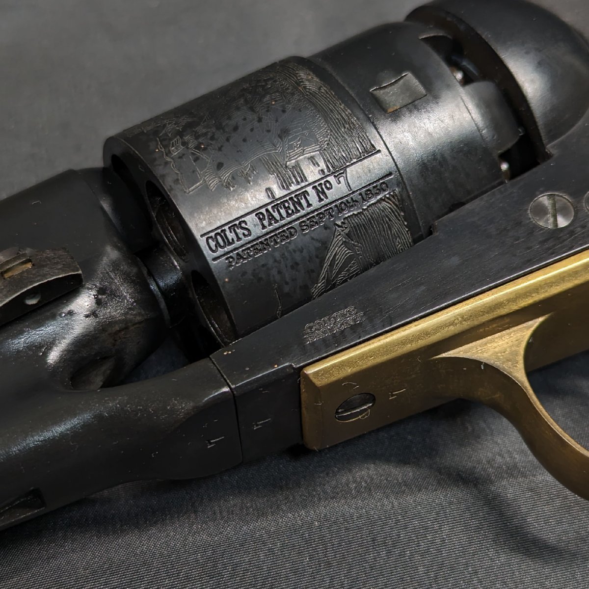 ◆CAW◆COLT M1860 ARMY 7.5inch◆with Navy Grip Model◆Brass HW◆コルト◆アーミー◆クラフトアップルワークス◆SPG規格◆中古品◆_画像5