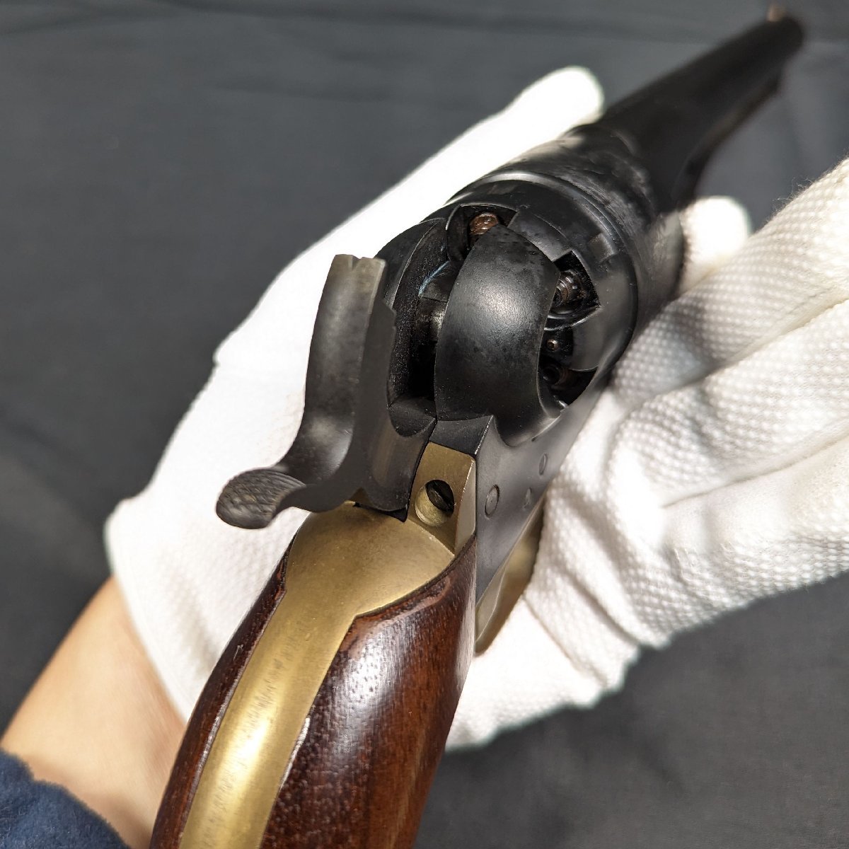 ◆CAW◆COLT M1860 ARMY 7.5inch◆with Navy Grip Model◆Brass HW◆コルト◆アーミー◆クラフトアップルワークス◆SPG規格◆中古品◆_画像9