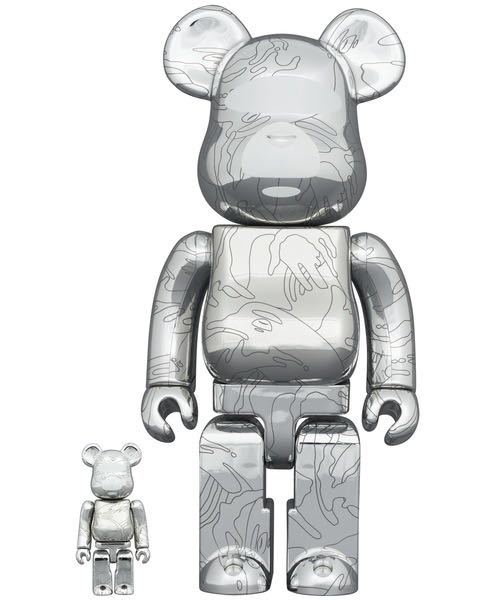 【新品未開封】BE@RBRICK AAPE BY A BATHING APE(R) 10th Anniversary 100％ & 400％_画像1