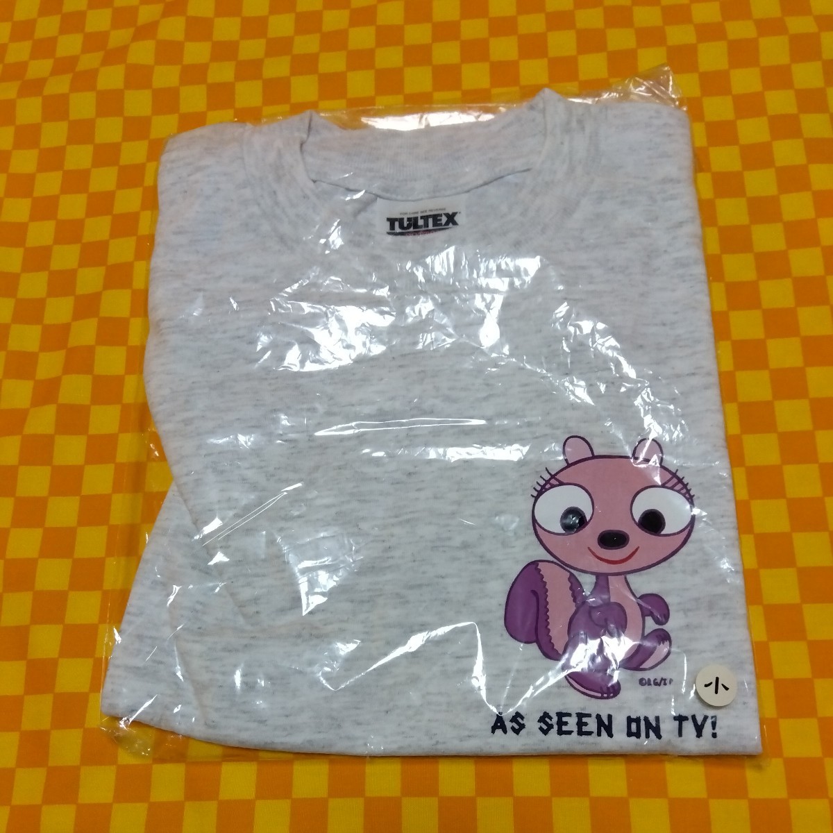 ★75-001- PUFFY ? パフィー ?【 Ｔシャツ 】【 AS SEEN ON TV ! 】 【 小 】サイズ　Ｍ　未開封 未着用 100% COTTON 綿 折れ_画像2