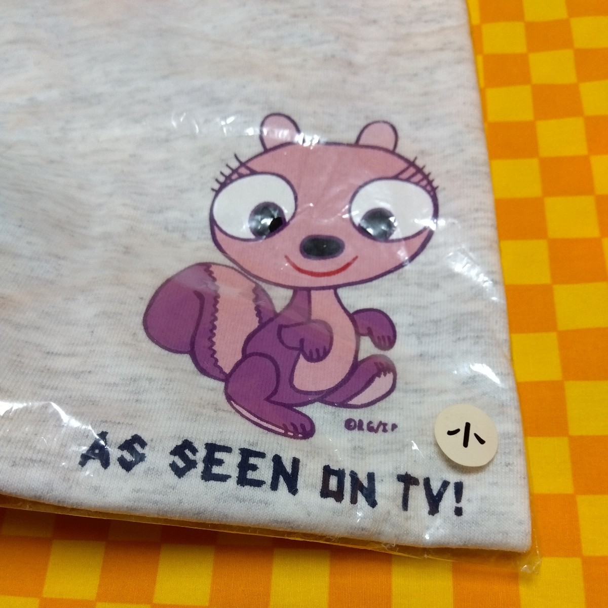 ★75-001- PUFFY ? パフィー ?【 Ｔシャツ 】【 AS SEEN ON TV ! 】 【 小 】サイズ　Ｍ　未開封 未着用 100% COTTON 綿 折れ_画像6