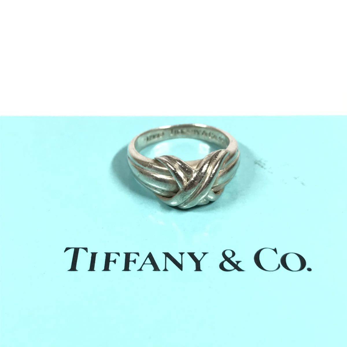 贈り物 シグネチャー 指輪 TIFFANY&Co. 【ティファニー】本物 シルバー