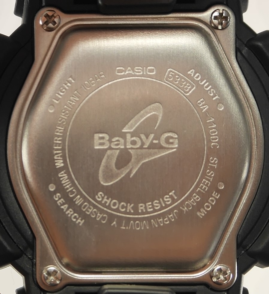 ★未使用★BABY-G◆ BA-110DC-2A1JF ◇10気圧防水◆カジュアルデザイン◆デニム調_画像7