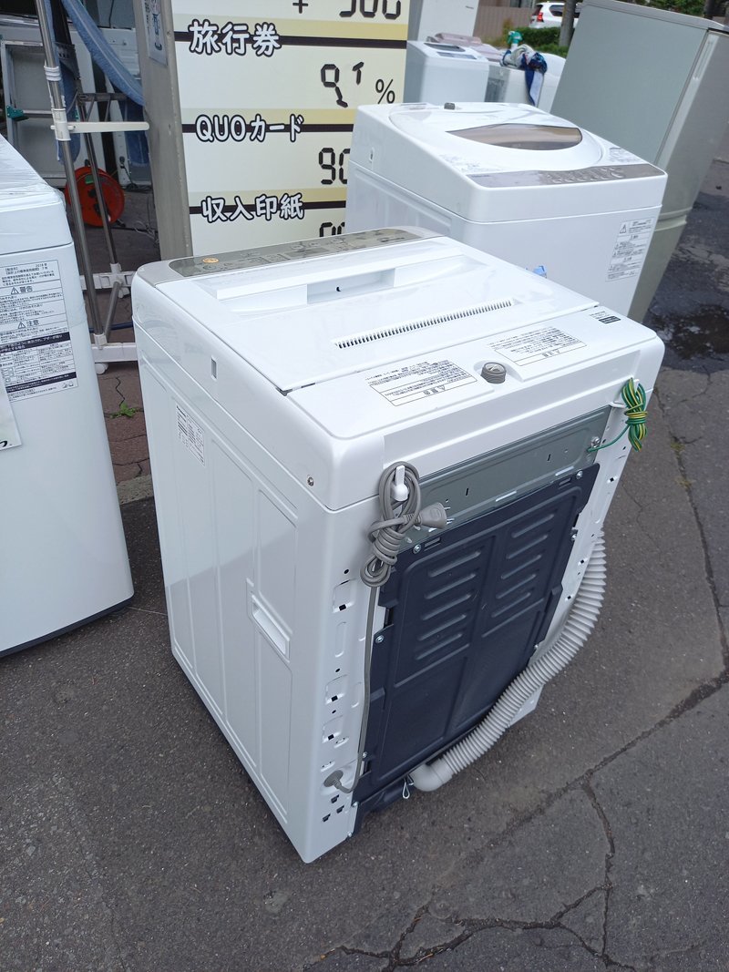 札幌市内送料無料●パナソニック 全自動電気洗濯機 NA-F50B12●5kg 2019年製 中古 札幌　地下保管_画像8