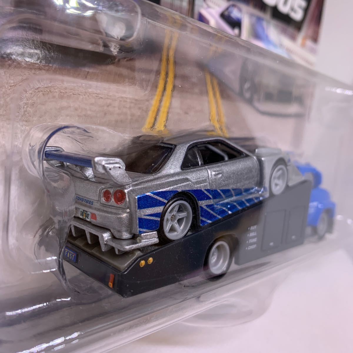 新品未開封 ホットウィール Hot Wheels トランスポート ワイルドスピードFAST&FURIOUS LB-ER34 スーパーシルエットニッサンスカイライン_画像4