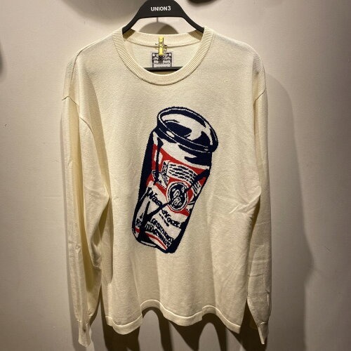 WASTED YOUTH BUDWEISER KNIT #2 Lサイズ ウェイステッドユース バドワイザー ニット セーター