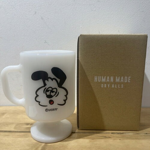 HUMAN MADE VICK MILK GLASS PEDESTAL MUG ヒューマンメイド ヴィック ビック グラスマグカップ