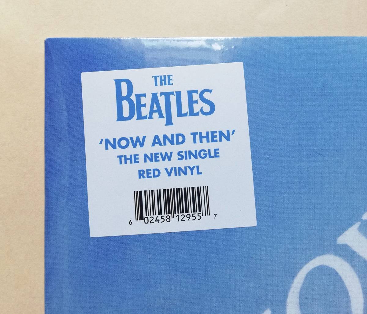 【新品未開封】 The Beatles / Now And Then 12inch Red Vinyl タワーレコード限定盤 アナログレコード ナウ・アンド・ゼン タワレコ LP 赤_画像3
