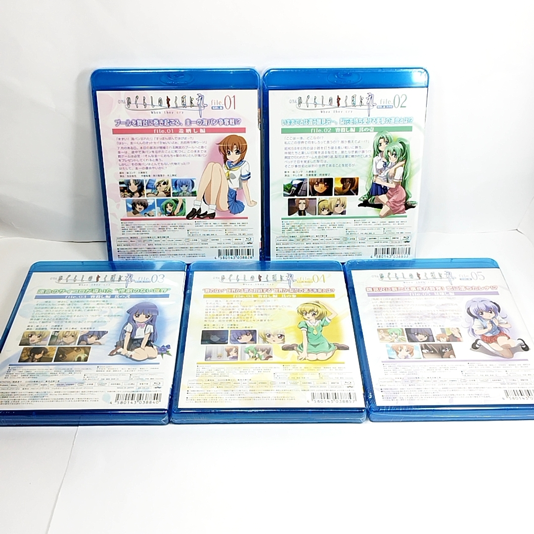 新品未開封「ひぐらしのなく頃に礼」 file.1~5(Blu-ray Disc)　全5巻セット　OVA_画像4