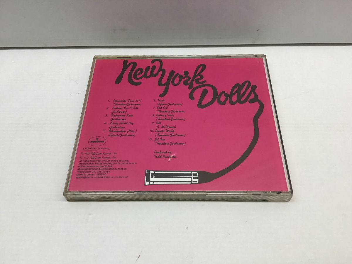 CD/NEW YORK DOLLS NEW YORK DOLLS/NEW YORK DOLLS/Nippon Phonogram Co., Ltd./PHCR-6043/【M001】_画像2