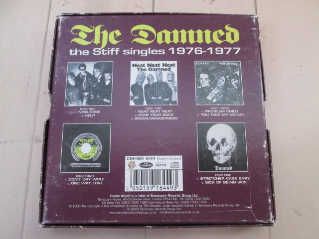 THE DAMNED　「the still singles 1976-1977」　5枚組BOX_画像2