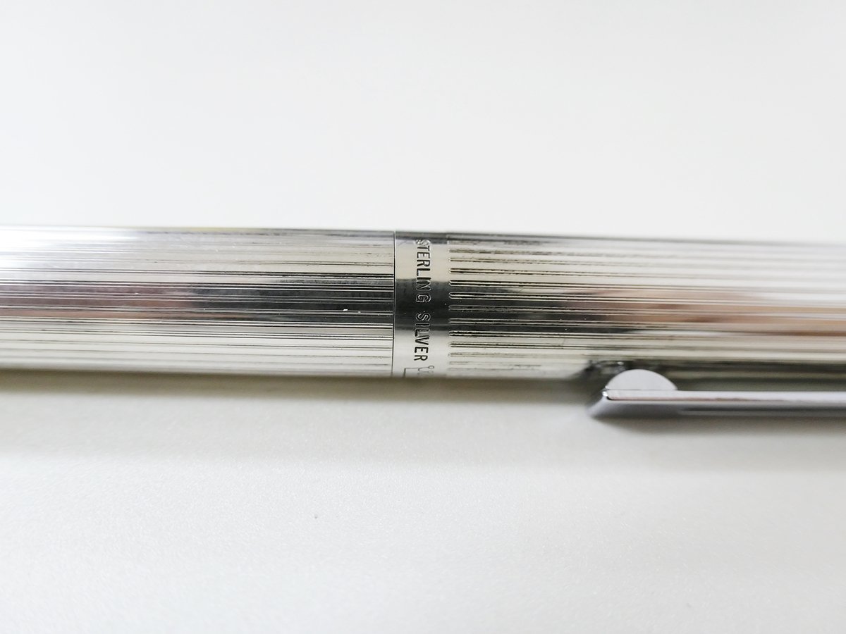 SHEAFFER　万年筆　スターリングシルバー STERLING SILVER　ペン先 14K_画像3