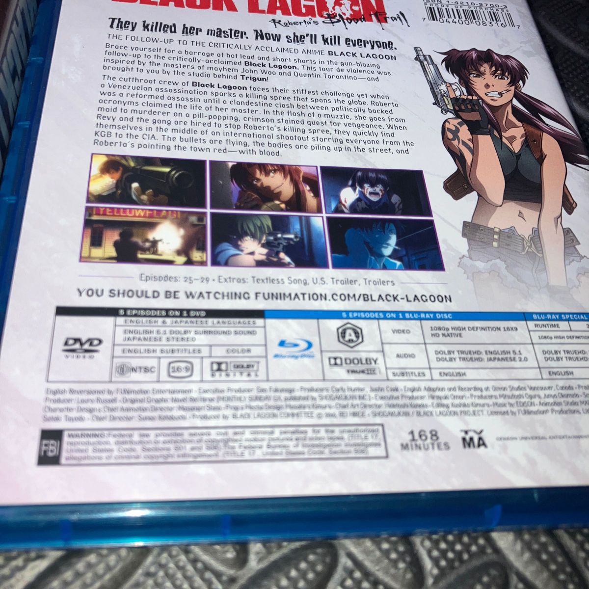 輸入盤Blu-ray＋DVDコンボボックス　BLACK LAGOON S1+S2+S3 