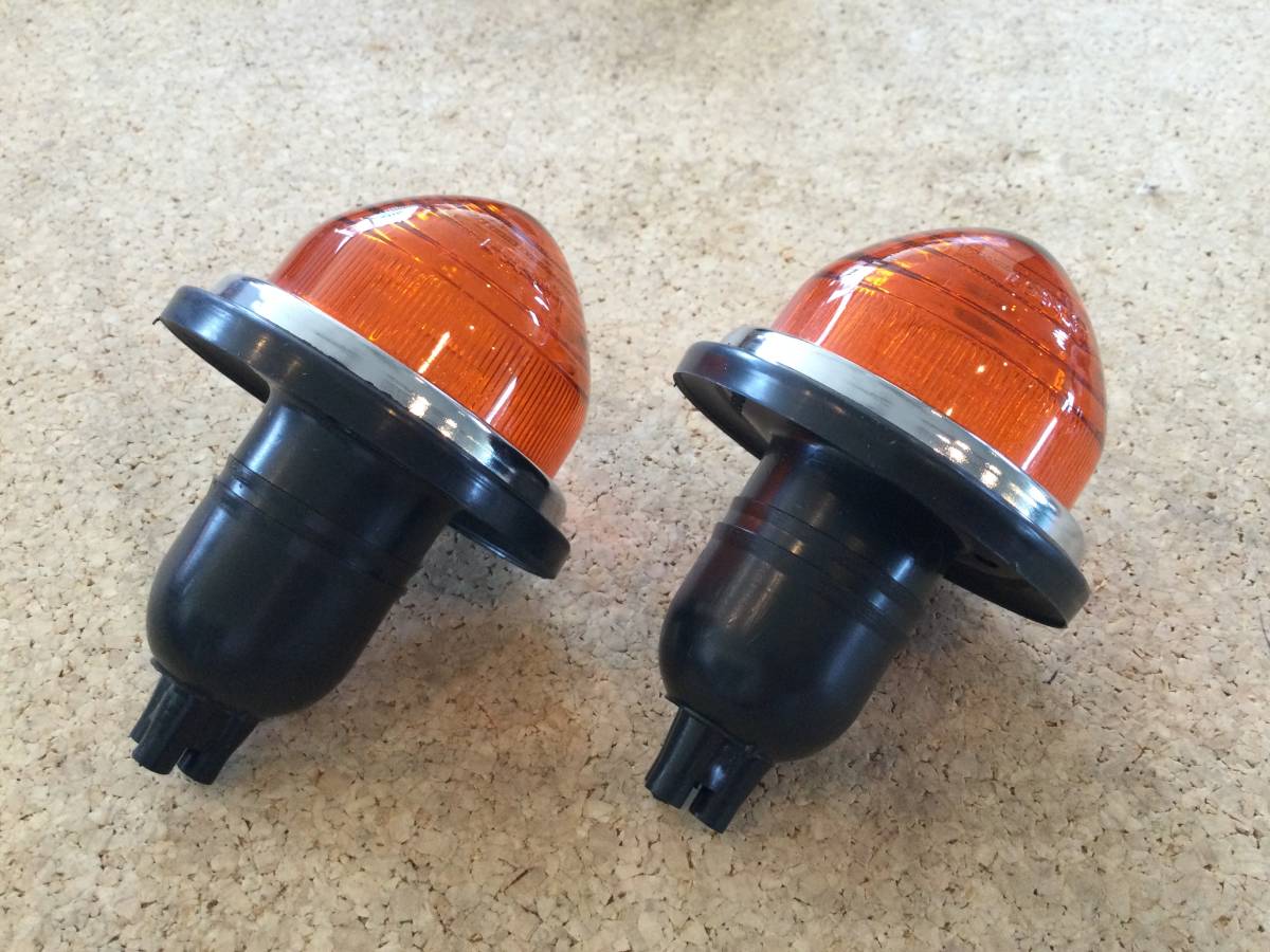  Rover Mini park lens ASSY orange glass 2 piece set 