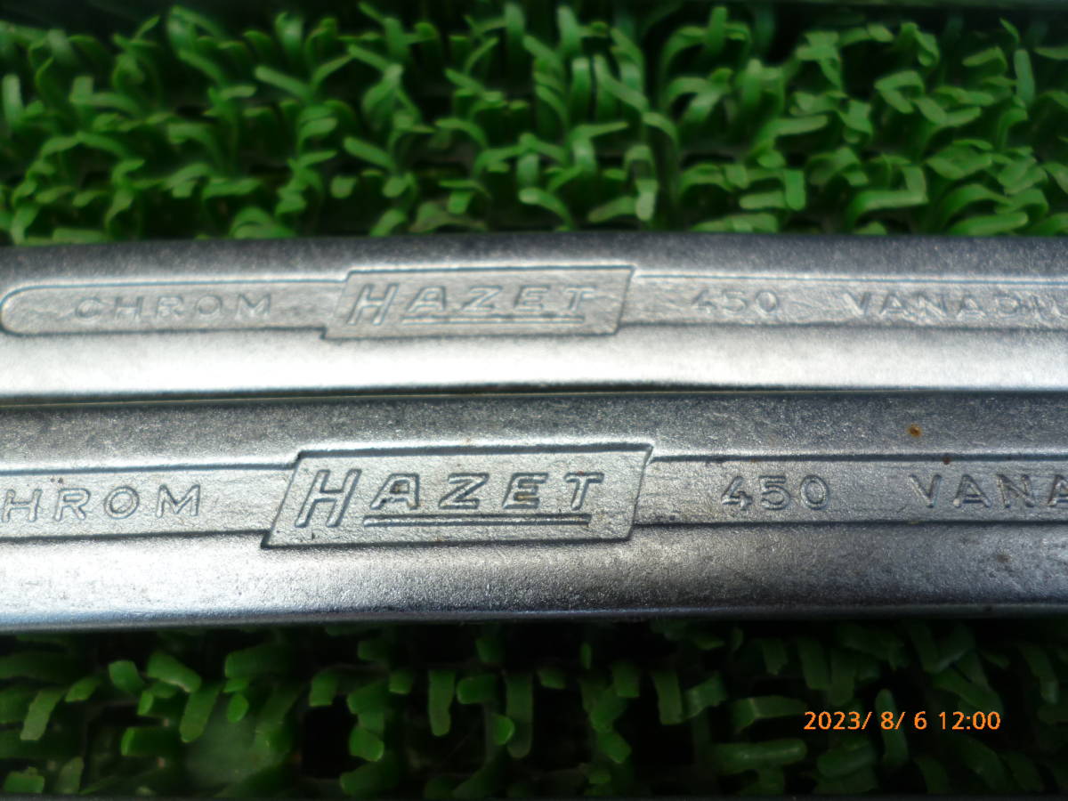 ハゼット HAZET 450 ドイツ 両口 スパナ 1本 在庫有 ( W BS 3/8 7/16 7/16 1/2 レターパックライト370円 レターパックプラス520円対応 12の画像5