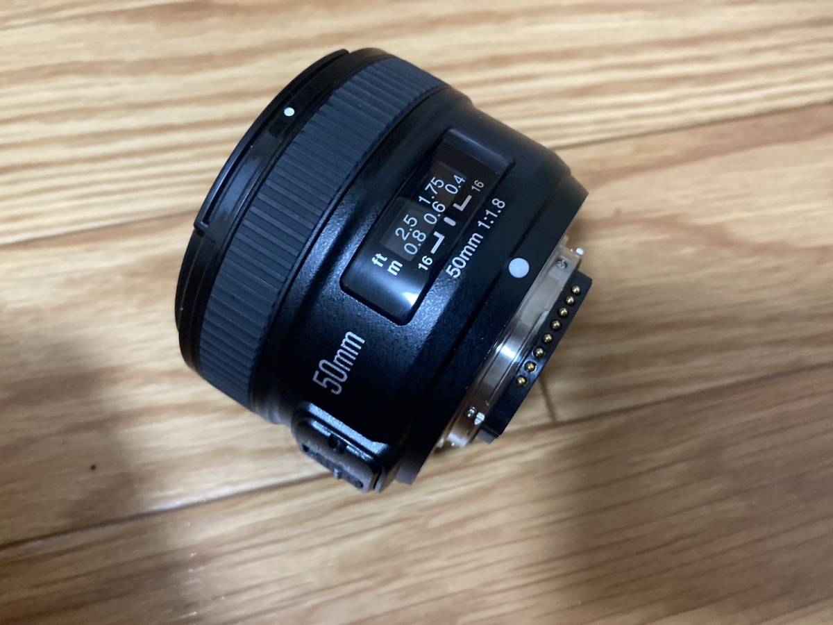 Yougnuo 50mm F1.4 ニコン Nikon 単焦点レンズ ジャンク_画像1