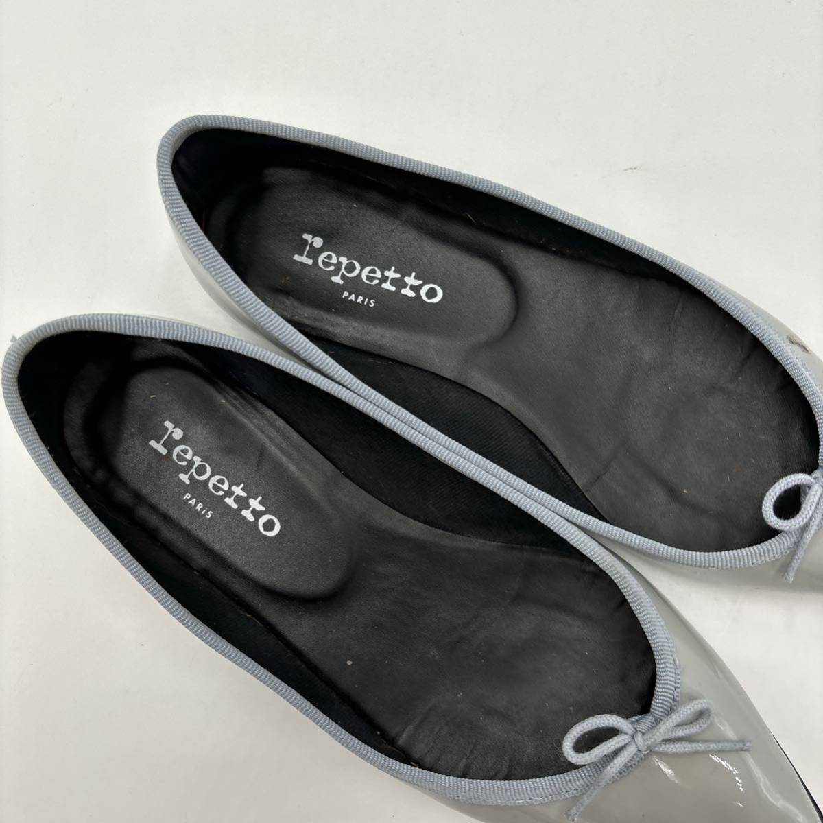 P ＊ フランス製 '定番 人気モデル' repetto レペット 本革 エナメルレザー バレエシューズ / フラット パンプス EU36.5 23cm レディース_画像7