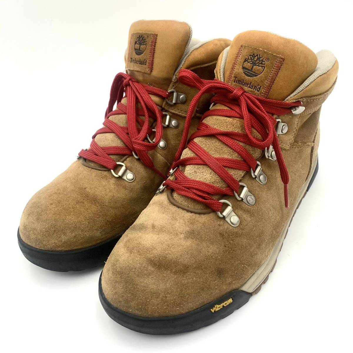 D ☆ 人気モデル!! 'WATERPROOOF搭載' Timberland ティンバーランド トレッキングブーツ マウンテンシューズ VIBRAMソール size:9M 27.0cm_画像1