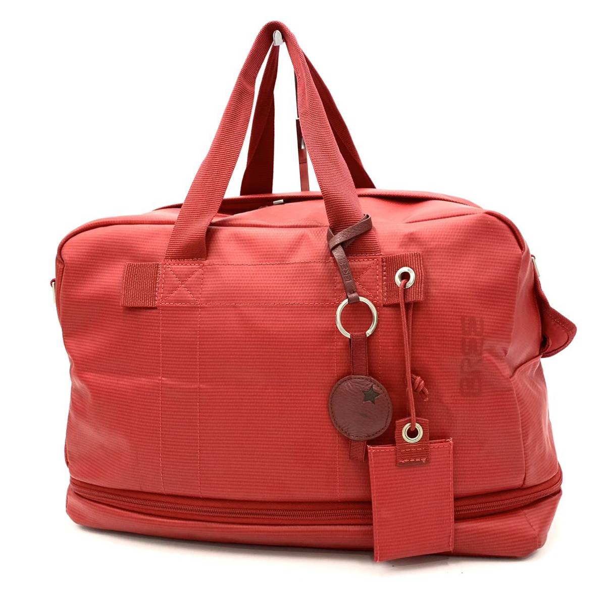 ☆ 至高の一品 '容量調整可能' BREE ブリー 大容量 ボストンバッグ 手提げ トートバッグ 旅行カバン RED 赤 メンズ トラベルバッグ 紳士鞄