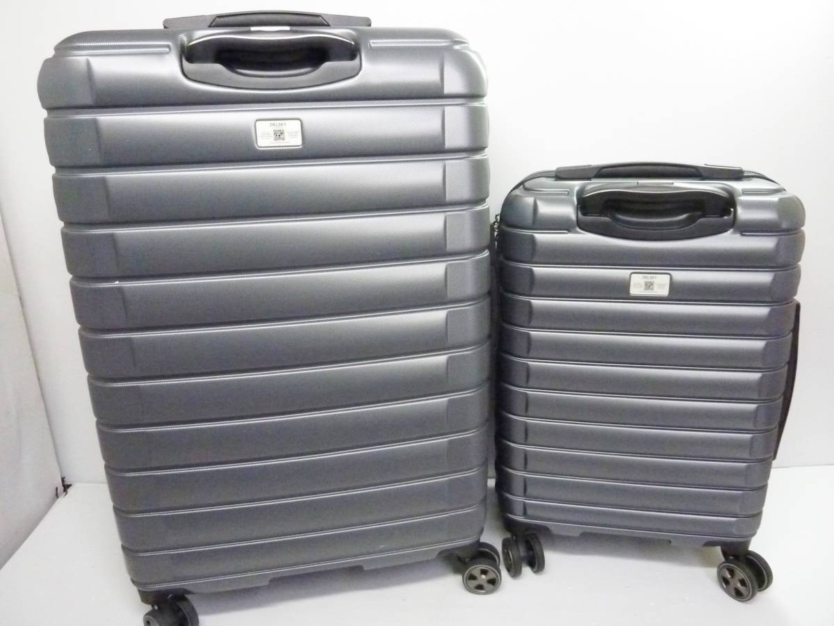 CV5403 美品 展示品 DELSEY PARIS スーツケース 2個セット (23インチ & 30インチ) グラファイト_画像3