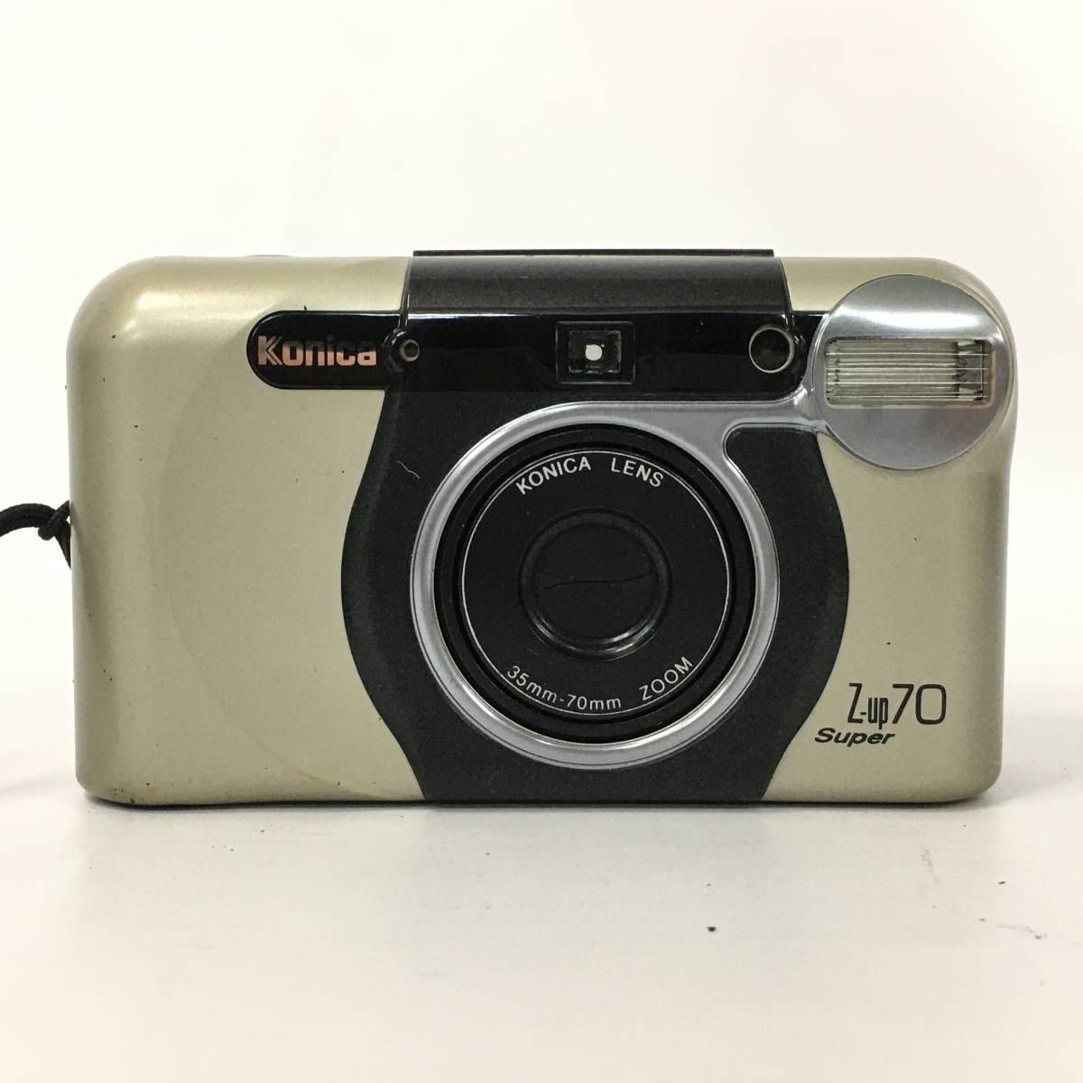BF8/25　Konica コニカ Z-up 70 Super コンパクトフィルムカメラ 35mm/F5.2～70mm/F9.8 動作品 傷少〇_画像2